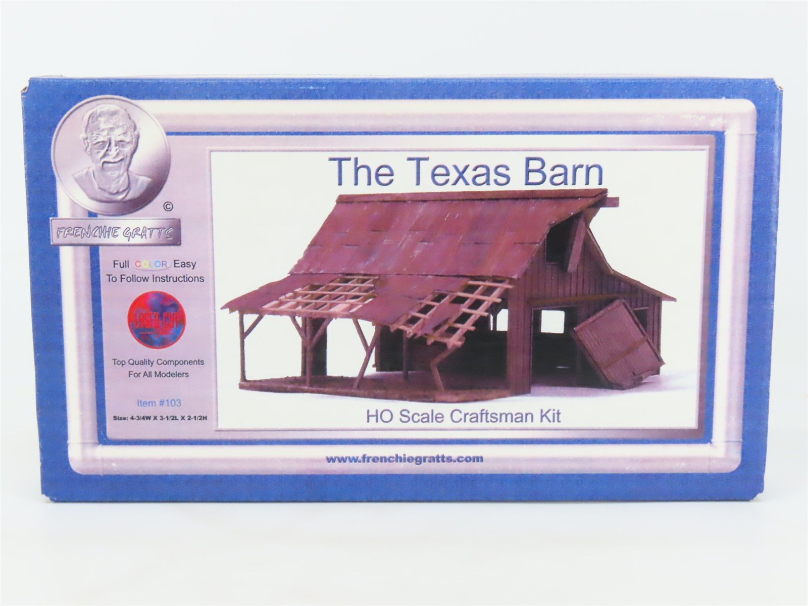 HO Scale Frenchie Gratts 103 The Texas Barn Building Kit