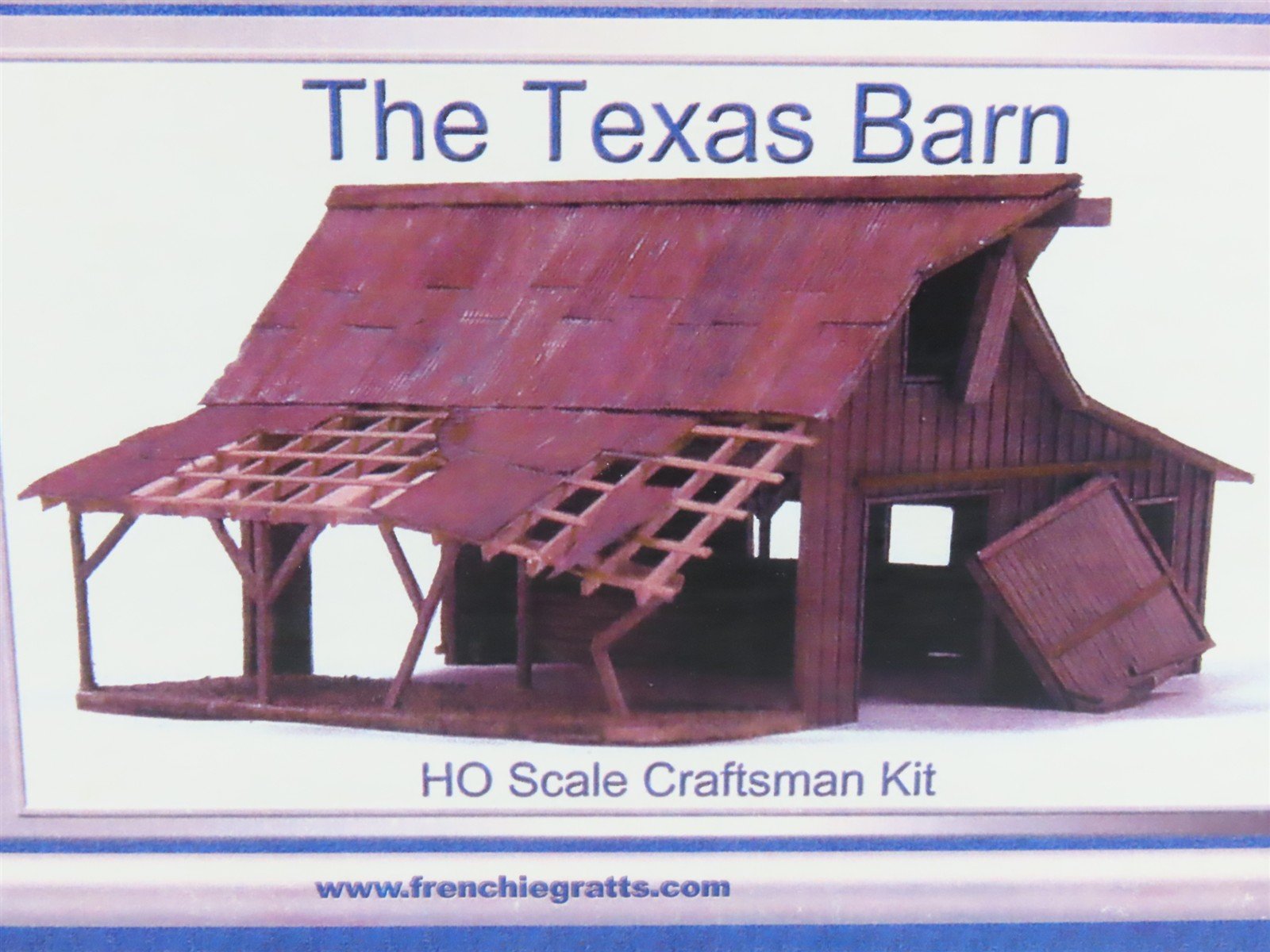 HO Scale Frenchie Gratts 103 The Texas Barn Building Kit