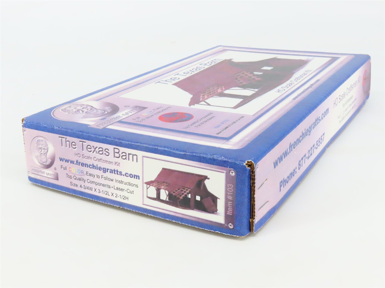 HO Scale Frenchie Gratts 103 The Texas Barn Building Kit