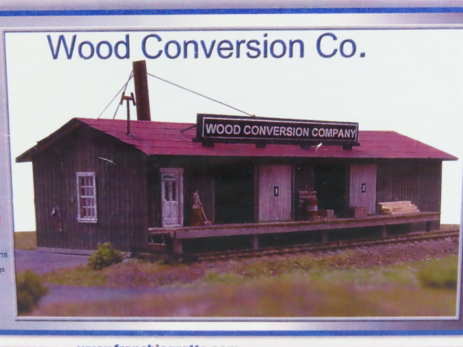 HO Scale Frenchie Gratts 104 Wood Conversion Co. Building Kit