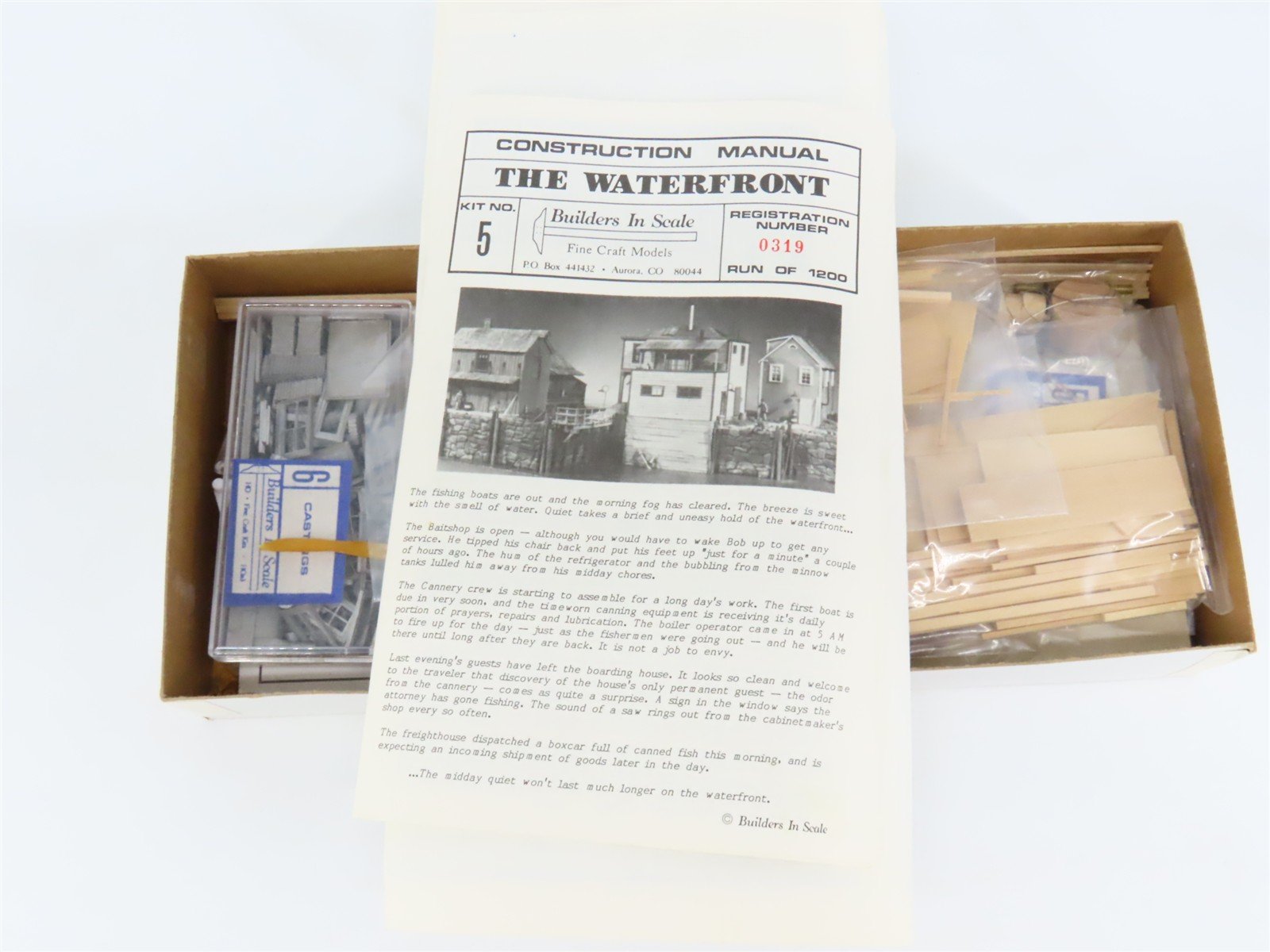 HO Scale Builders in Scale 5 The Waterfront Building Kit