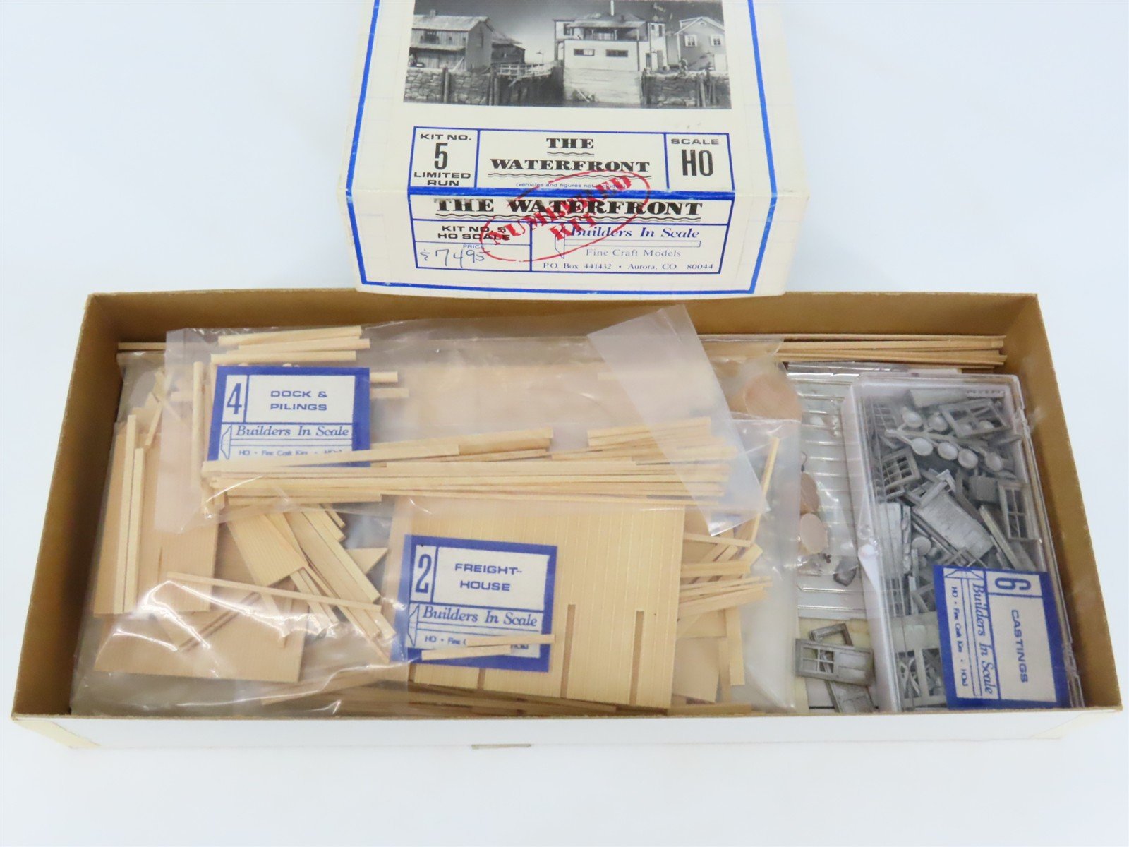 HO Scale Builders in Scale 5 The Waterfront Building Kit