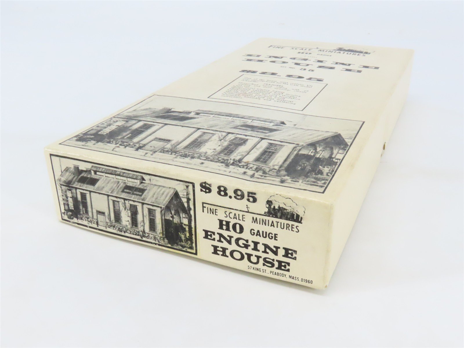 HO Scale Fine Scale Miniatures 35 Engine House Building Kit