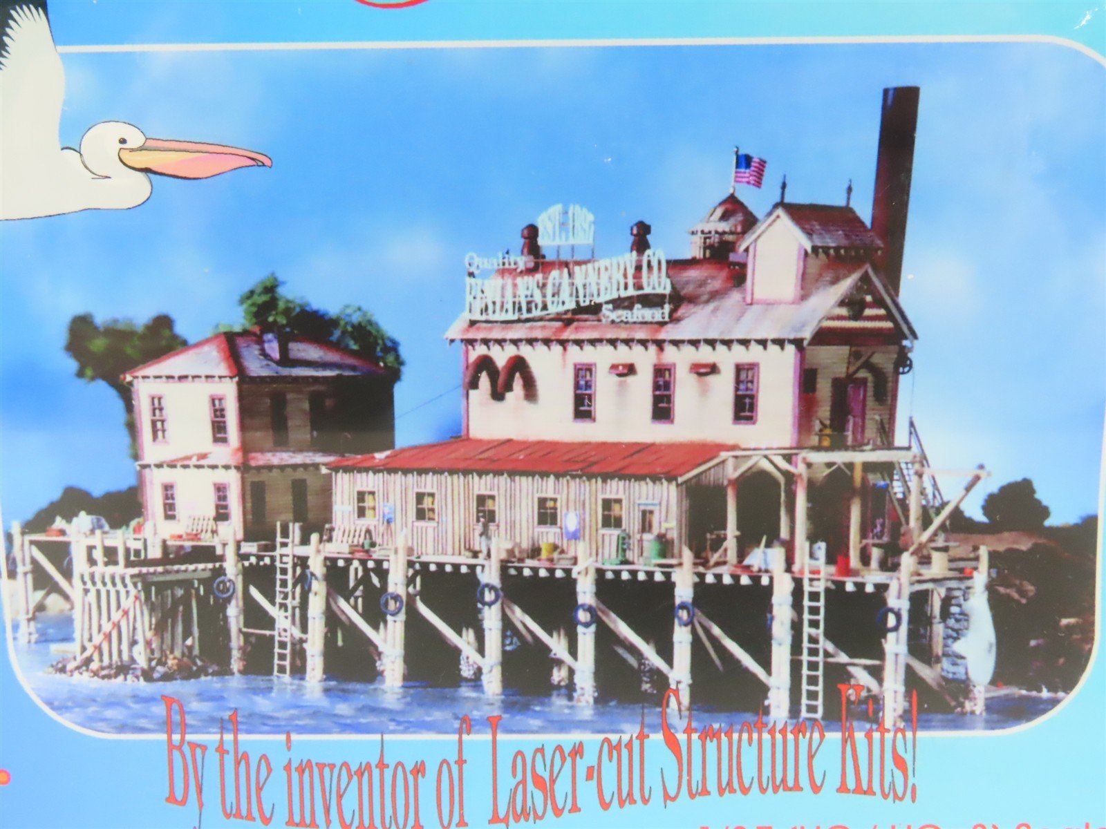 HO Scale Retro Tech 100-303/365 Finian's Cannery Co. Building Kit SEALED