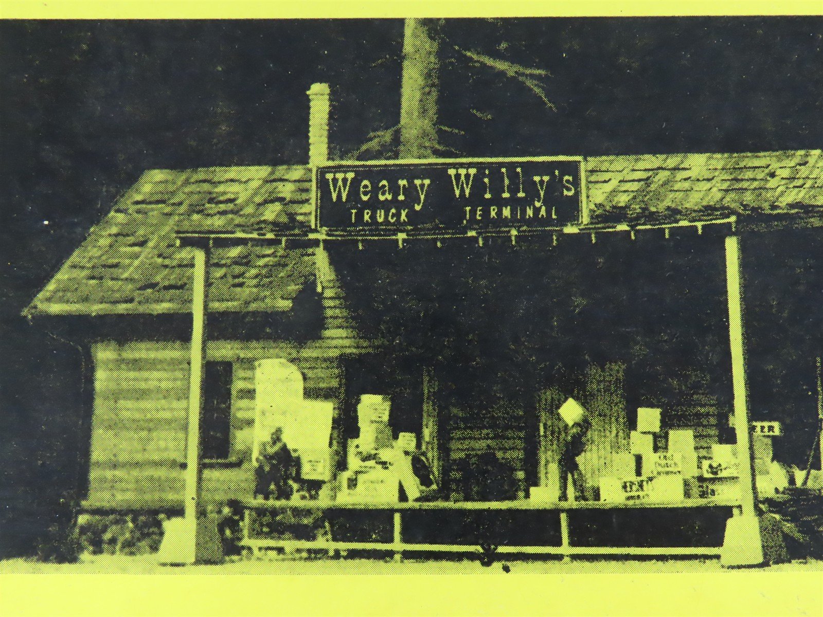 HO Scale Fine Scale Miniatures 55 Weary Willy's Truck Terminal Building Kit