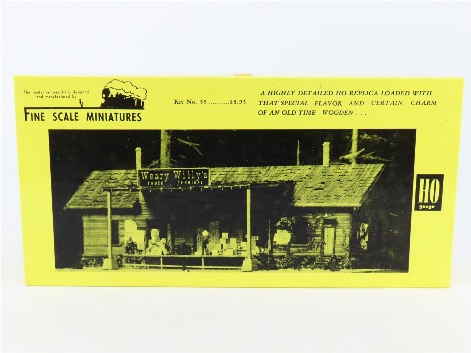 HO Scale Fine Scale Miniatures 55 Weary Willy's Truck Terminal Building Kit