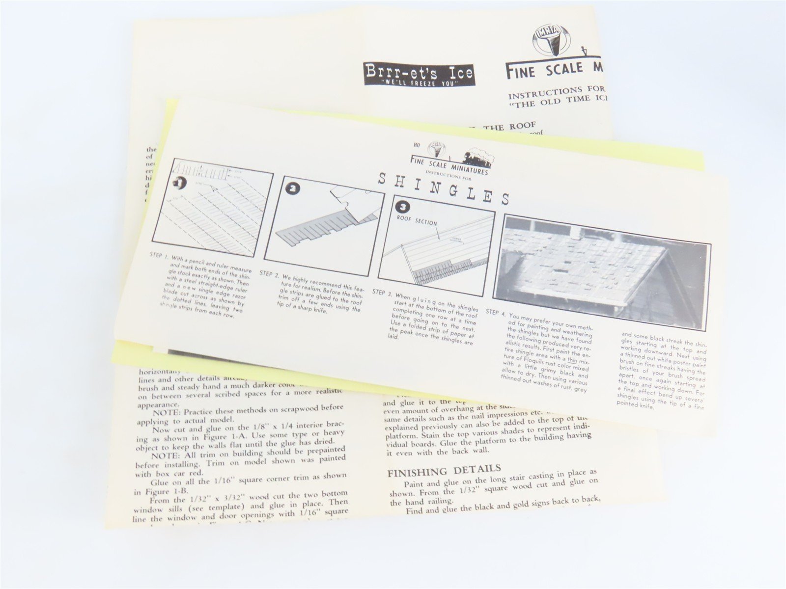 HO Scale Fine Scale Miniatures 50 Ice Station Building Kit