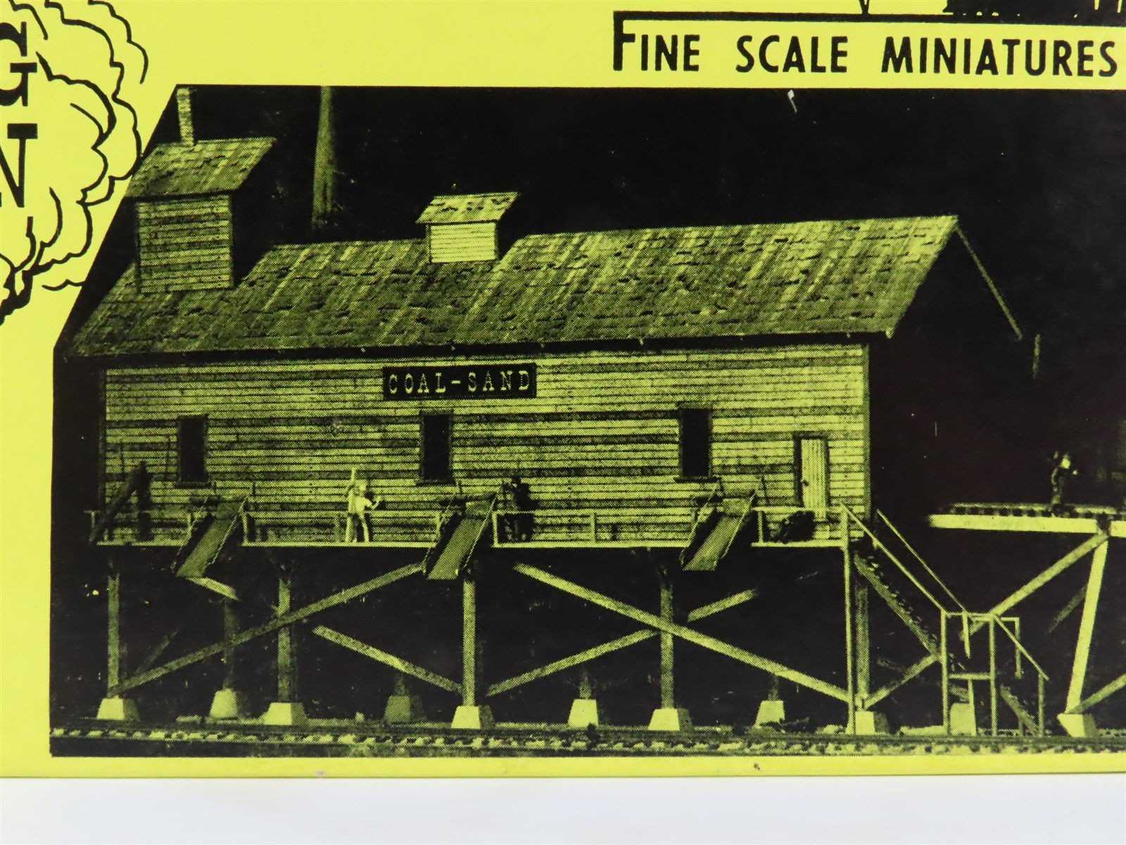 HO Scale Fine Scale Miniatures 60 Coaling Station Ramp Building Kit