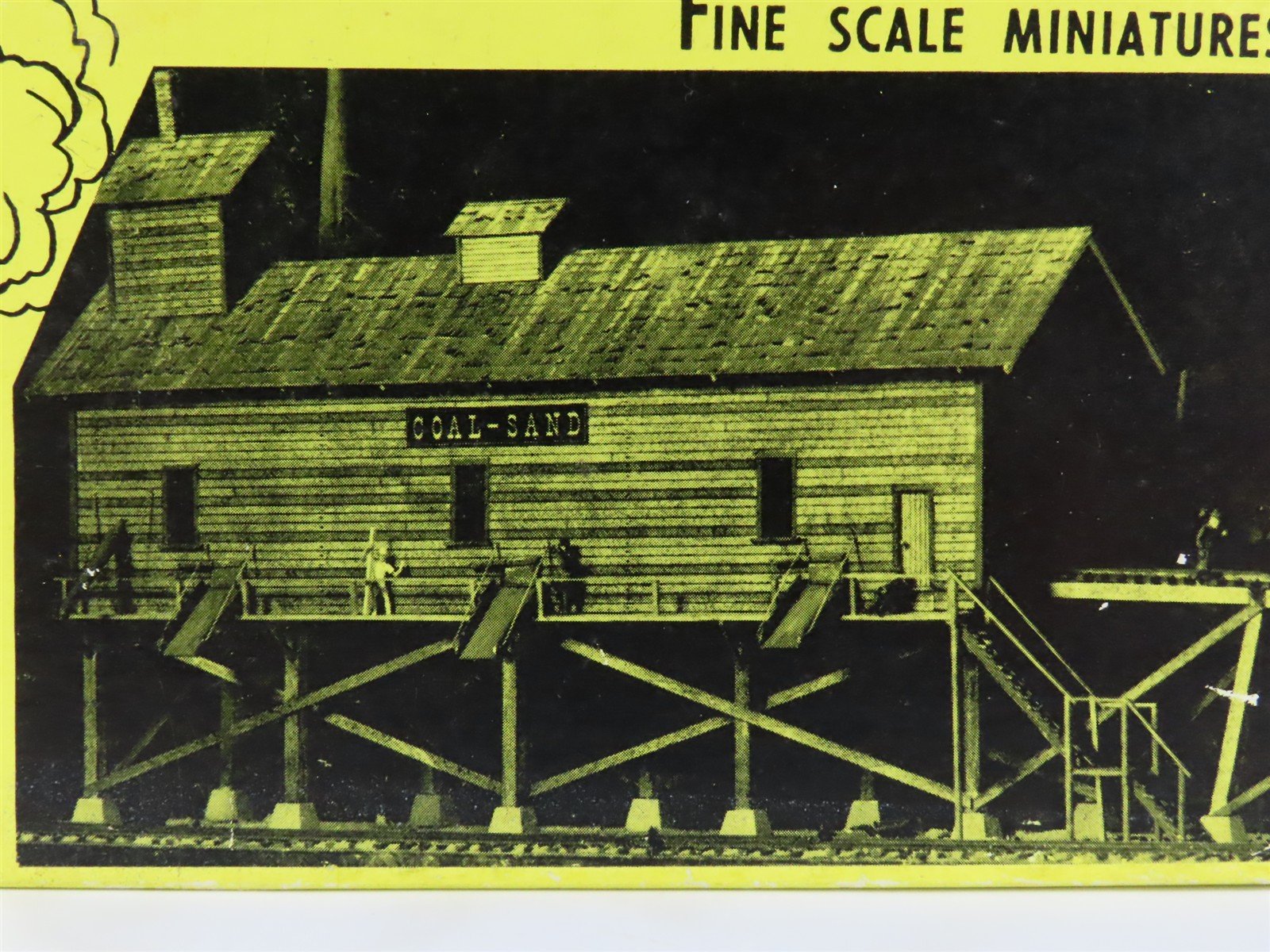 HO Scale Fine Scale Miniatures 60 Coaling Station Ramp Building Kit