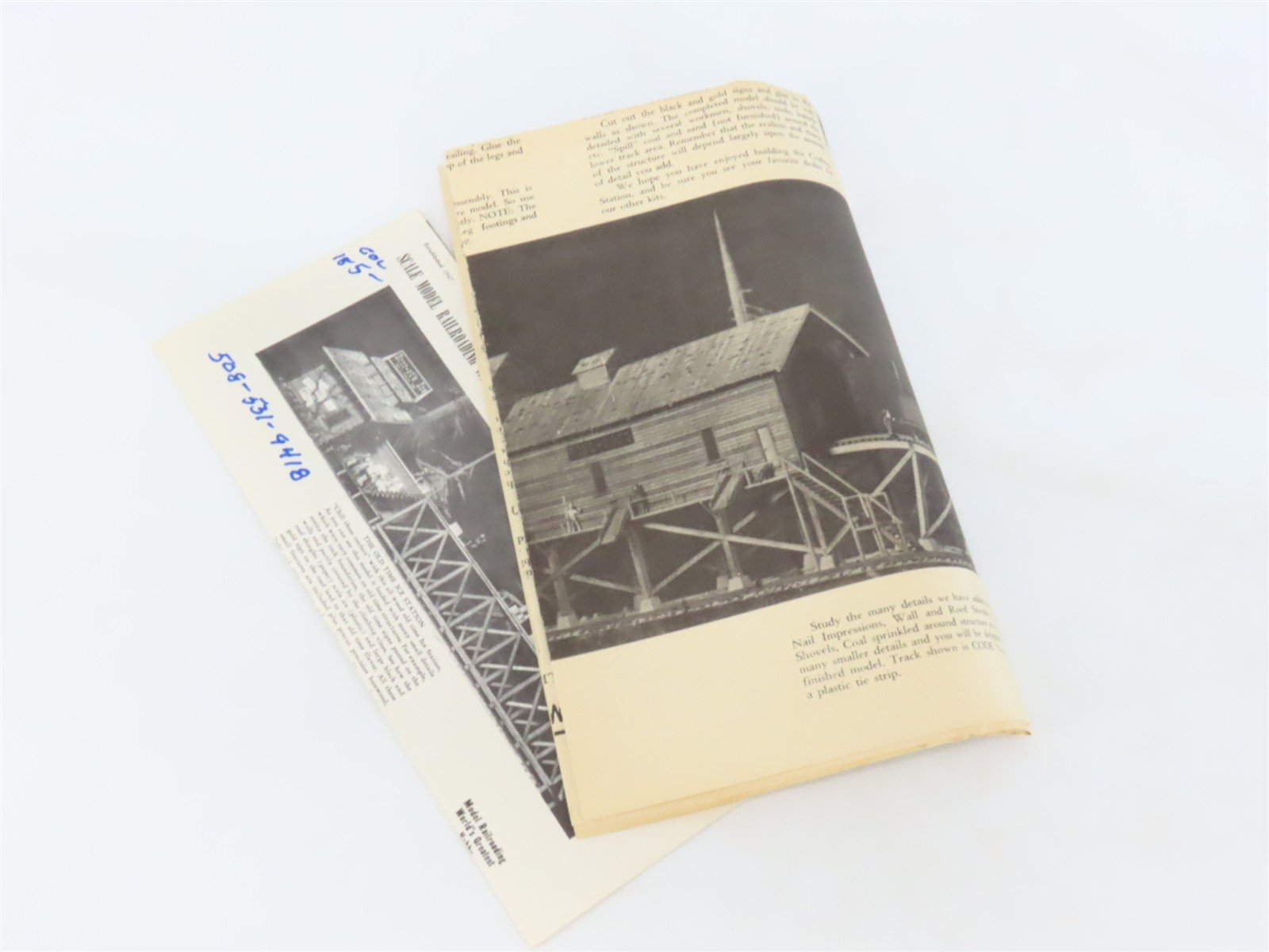 HO Scale Fine Scale Miniatures 60 Coaling Station Ramp Building Kit