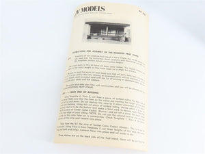 HO Scale JV Models 204 Roadside Produce Stand Building Kit