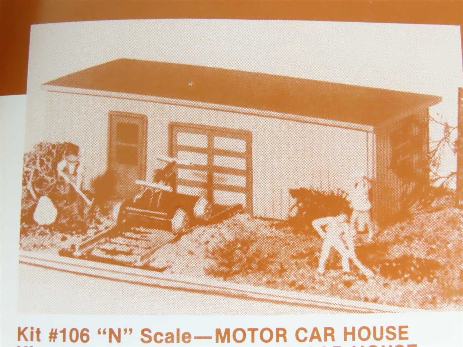 HO Scale JV Models 206 Motor Car House Building Kit