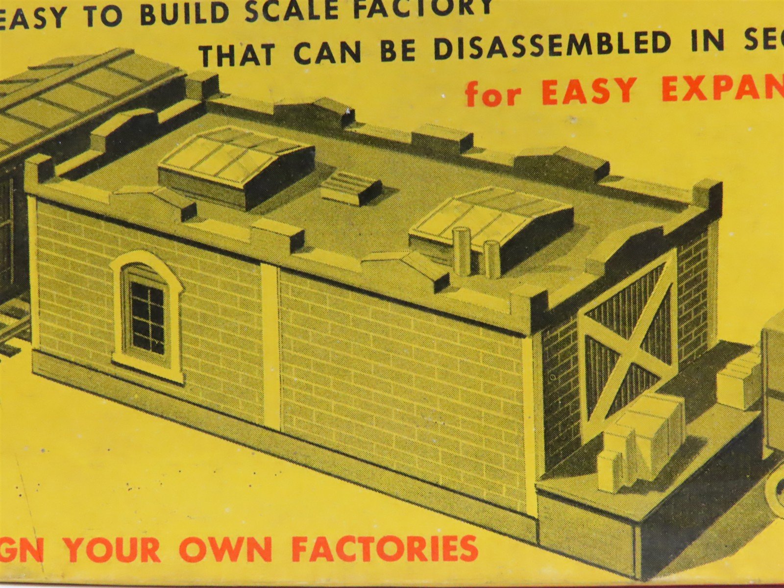 HO Scale Ulrich XB2-119 Add a Unit Expandable Factory Building Kit