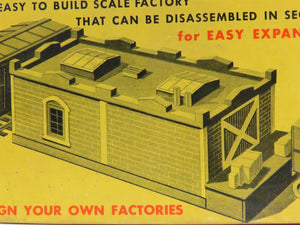 HO Scale Ulrich XB2-119 Add a Unit Expandable Factory Building Kit