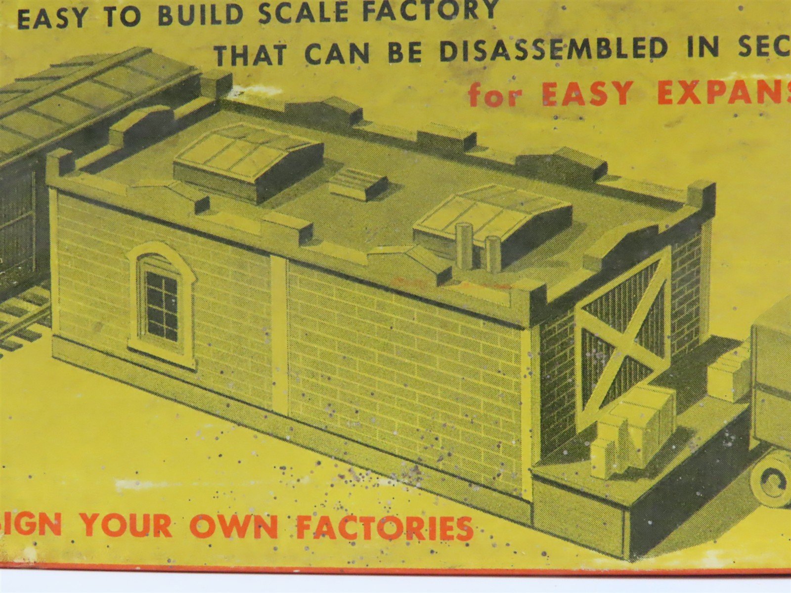 HO Scale Ulrich XB1-119 Add a Unit Expandable Factory w/Office Building Kit
