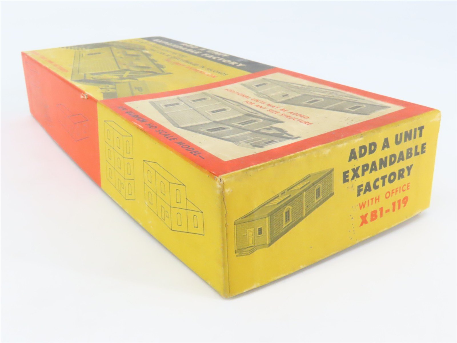 HO Scale Ulrich XB1-119 Add a Unit Expandable Factory w/Office Building Kit