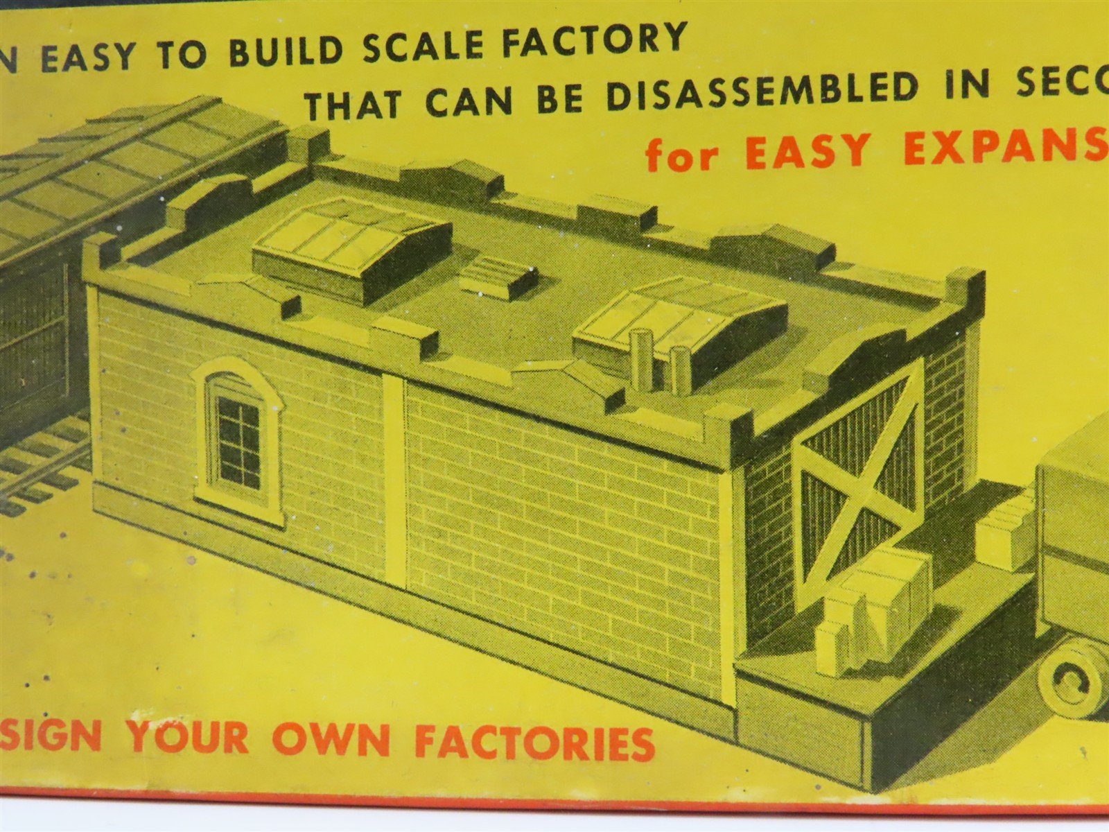 HO Scale Ulrich XB1-119 Add a Unit Expandable Factory w/Office Building Kit