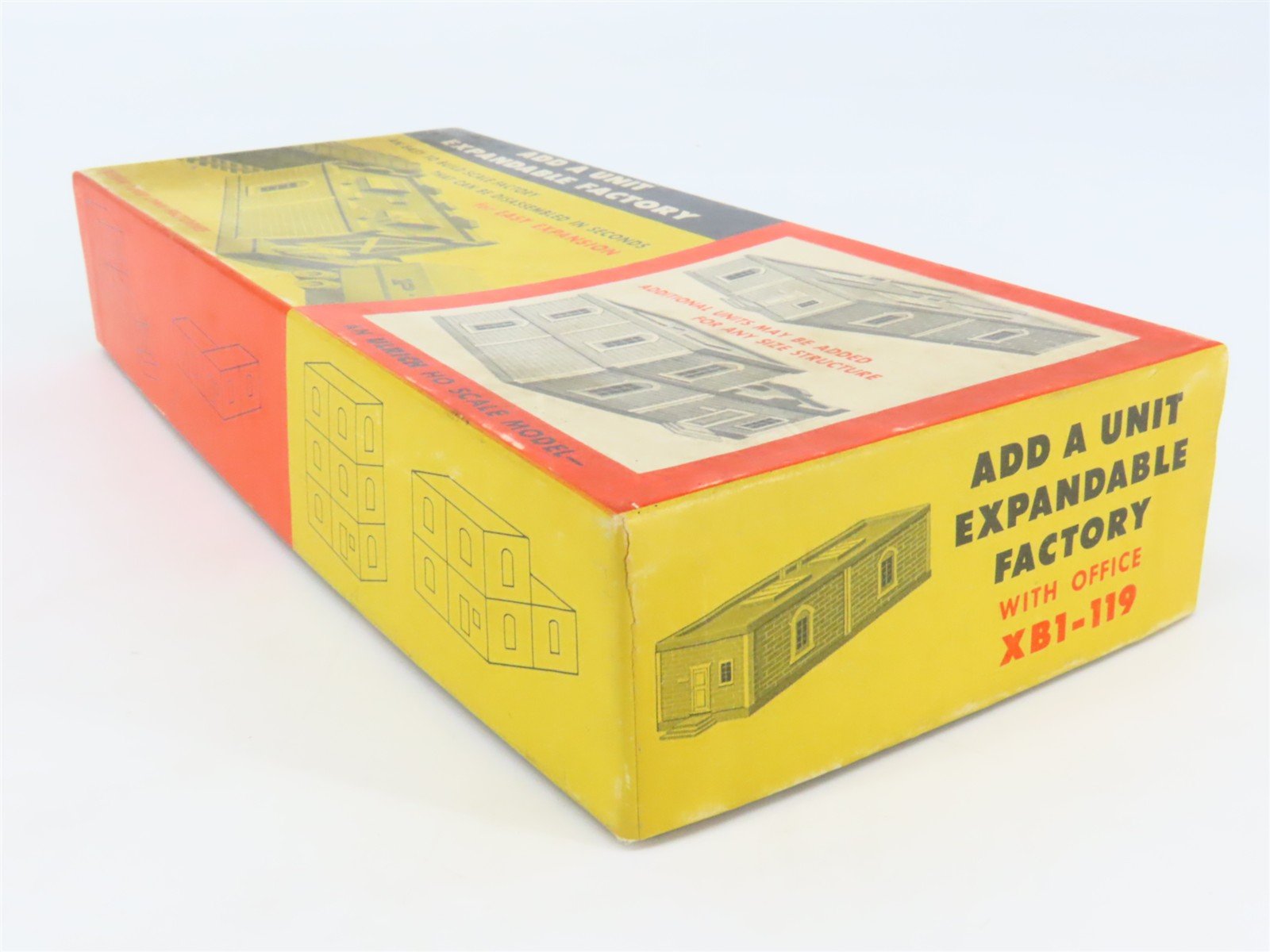 HO Scale Ulrich XB1-119 Add a Unit Expandable Factory w/Office Building Kit