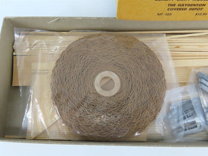 HO Scale Quality Craft 103 Haydenton Covered Depot Building Kit