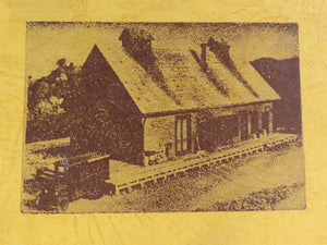 HO Scale Quality Craft 103 Haydenton Covered Depot Building Kit
