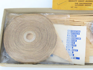 HO Scale Quality Craft 103 Haydenton Covered Depot Building Kit