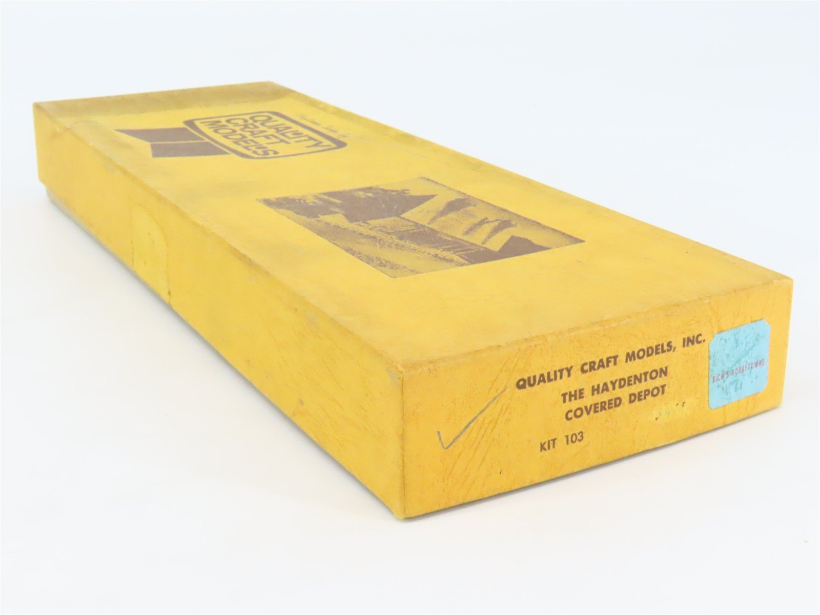 HO Scale Quality Craft 103 Haydenton Covered Depot Building Kit