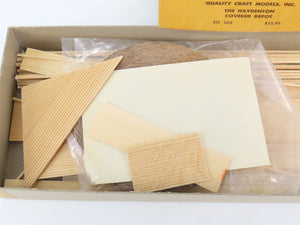 HO Scale Quality Craft 103 Haydenton Covered Depot Building Kit
