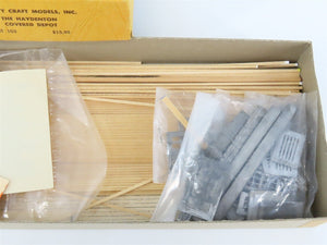 HO Scale Quality Craft 103 Haydenton Covered Depot Building Kit