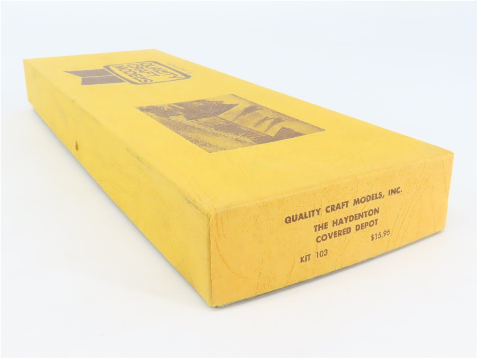 HO Scale Quality Craft 103 Haydenton Covered Depot Building Kit