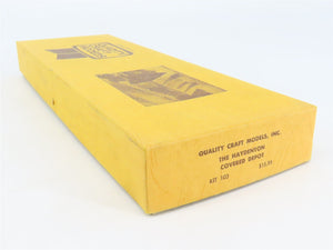HO Scale Quality Craft 103 Haydenton Covered Depot Building Kit