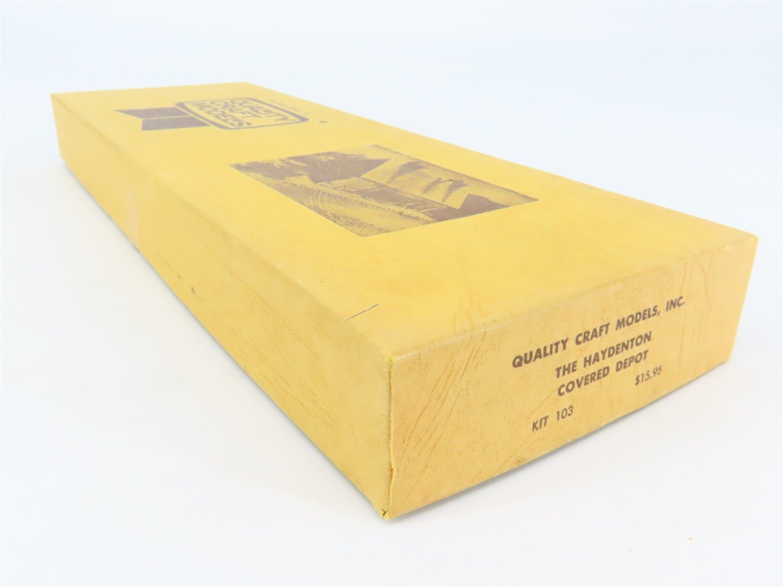 HO Scale Quality Craft 103 Haydenton Covered Depot Building Kit