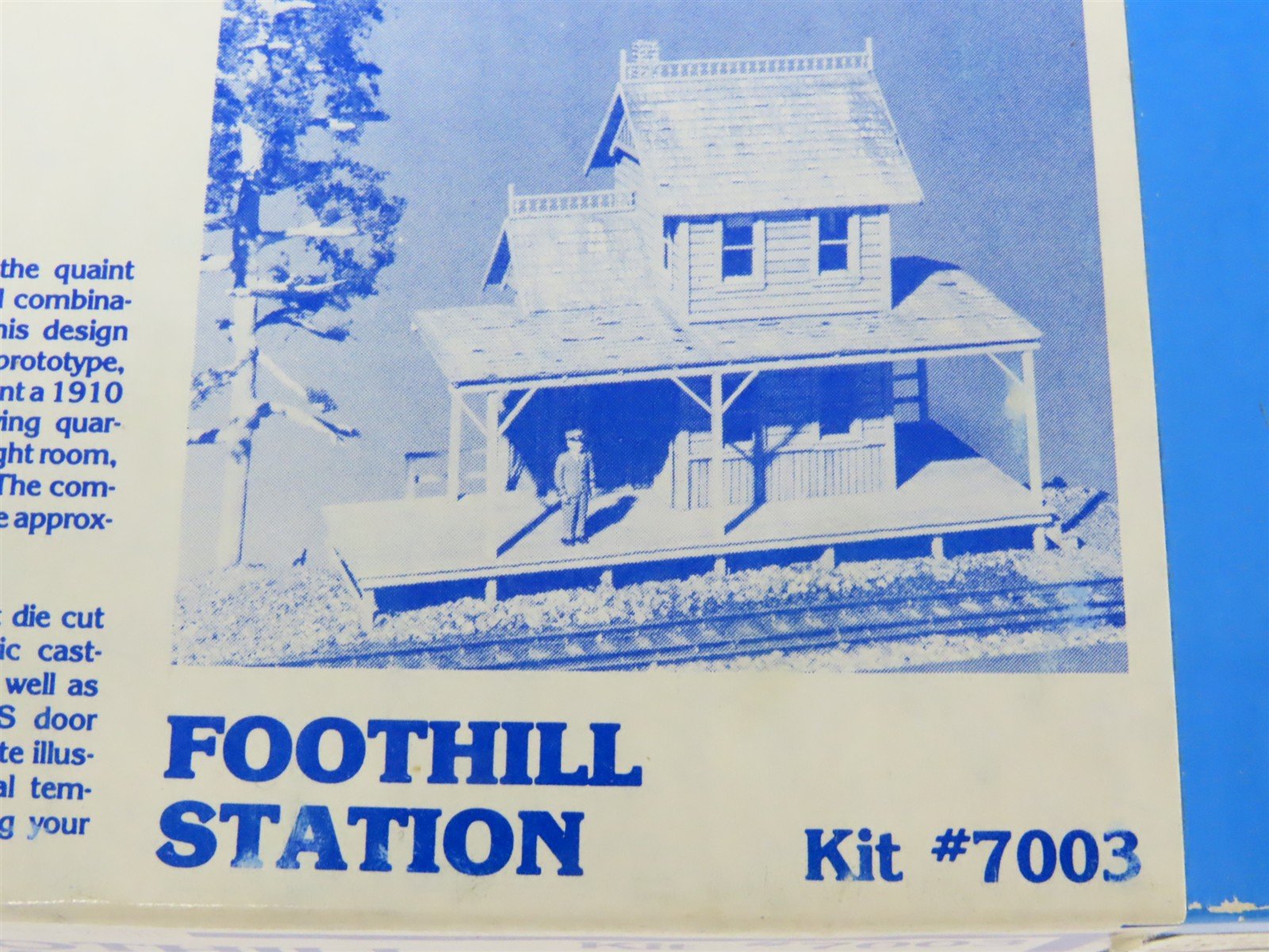 HO Scale Detail Associates 7003 Foothill Station Building Kit