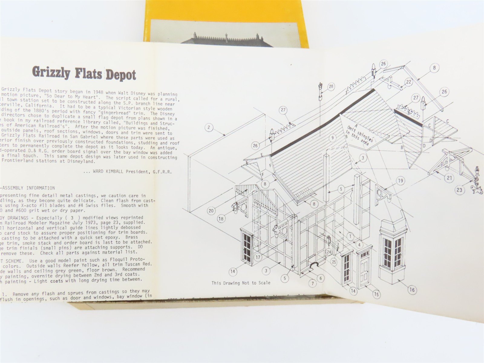 HO Scale Period Miniatures K11 Grizzly Flats Depot Building Kit