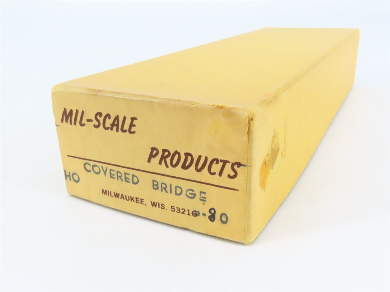 HO Scale Mil-Scale Products S-80 65' Covered Bridge Building Kit