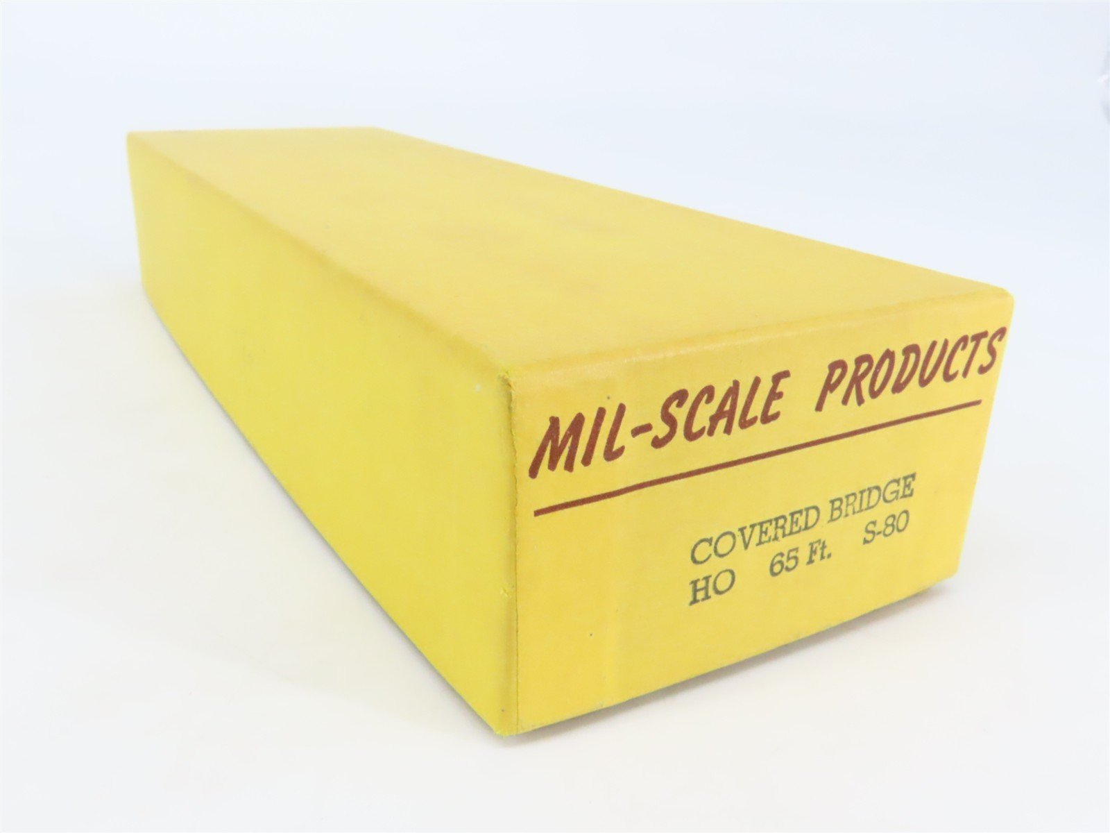 HO Scale Mil-Scale Products S-80 65' Covered Bridge Building Kit