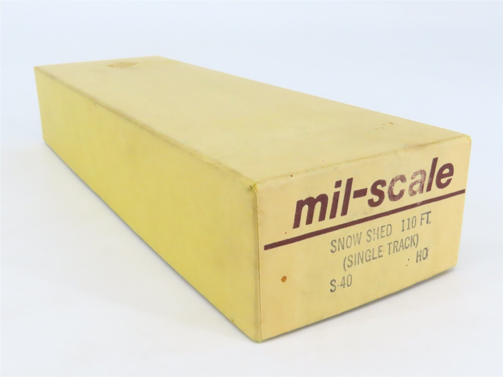 HO Scale Mil-Scale Products S-40 Single Track Snow Shed 110' Building Kit