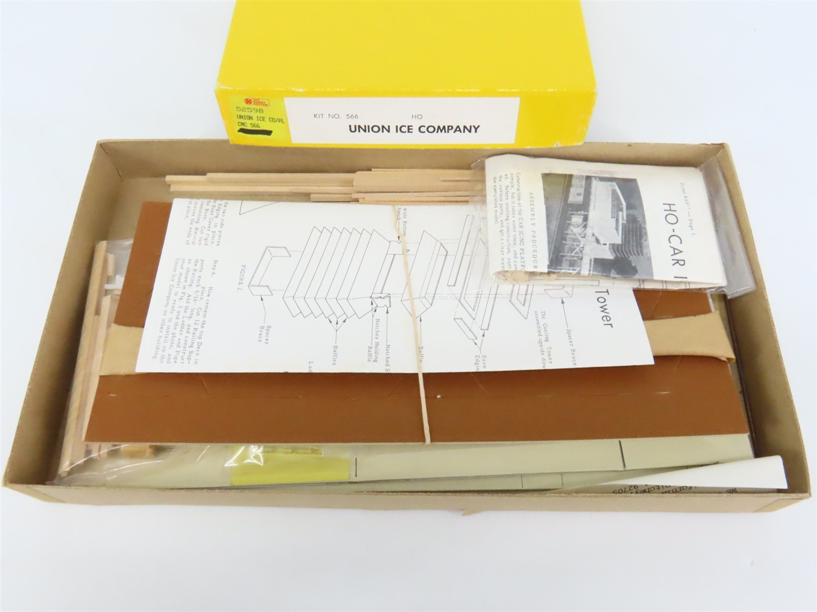 HO Scale Suydam 566 Union Ice Company Building Craftsman Kit