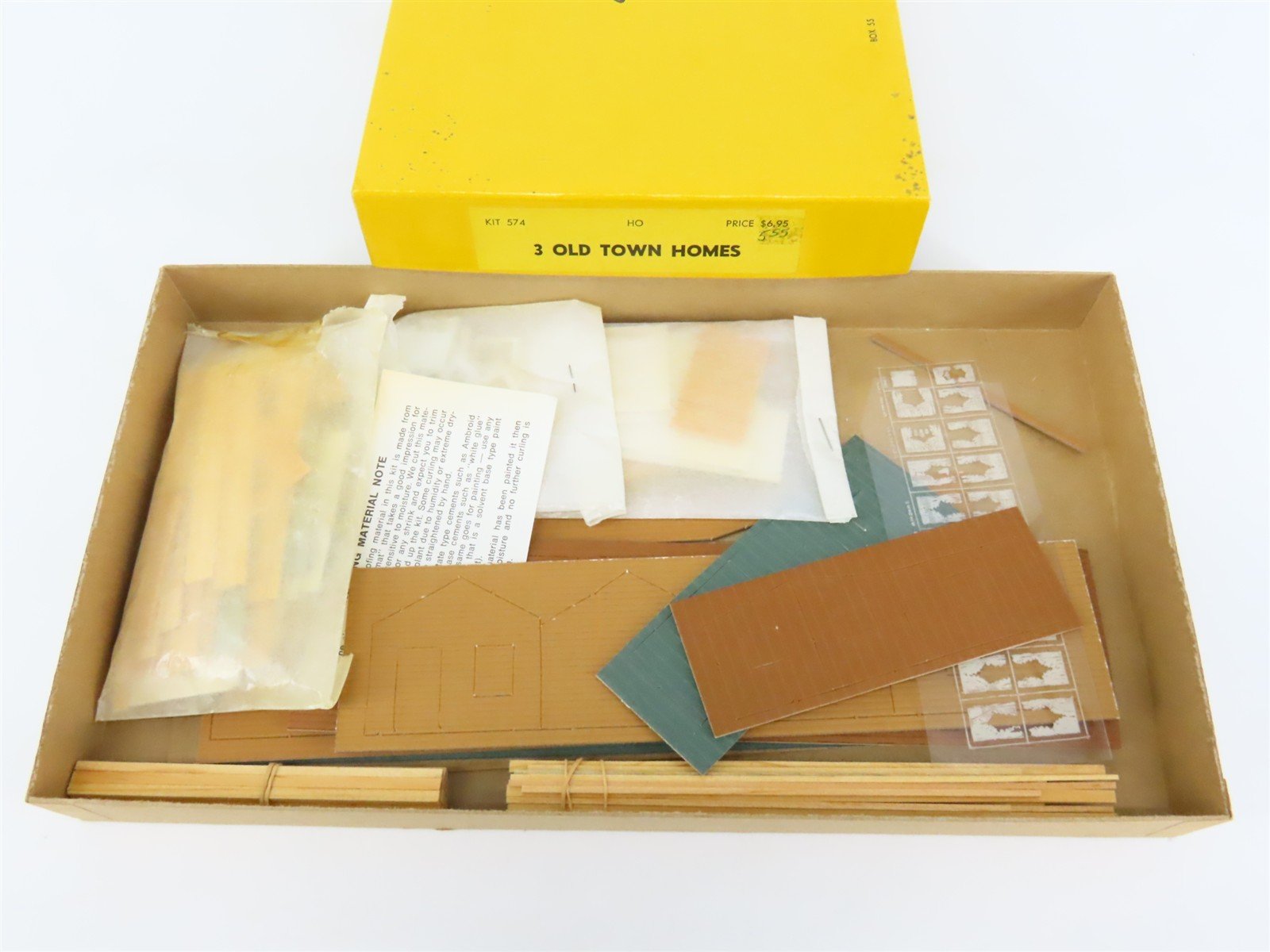 HO Scale Suydam 574 3 Old Town Homes Building Craftsman Kit