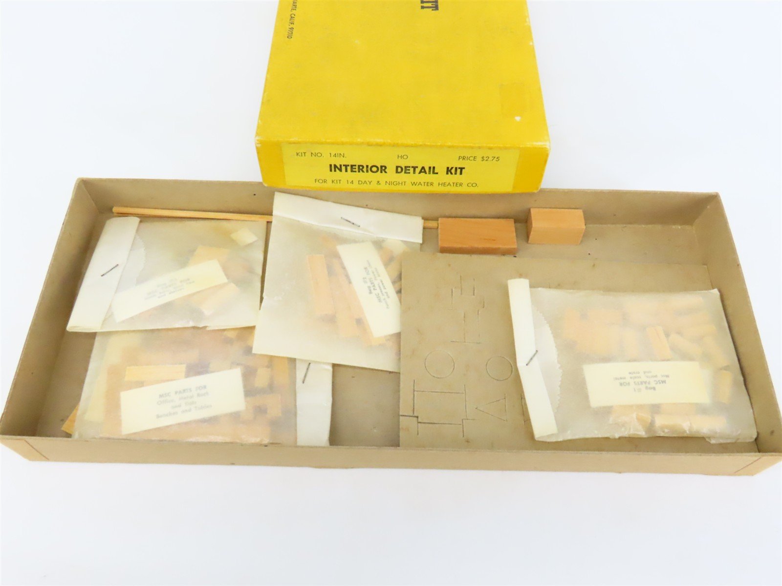 HO Suydam 14IN Interior Detail for Night Water Heater Co Craftsman Kit
