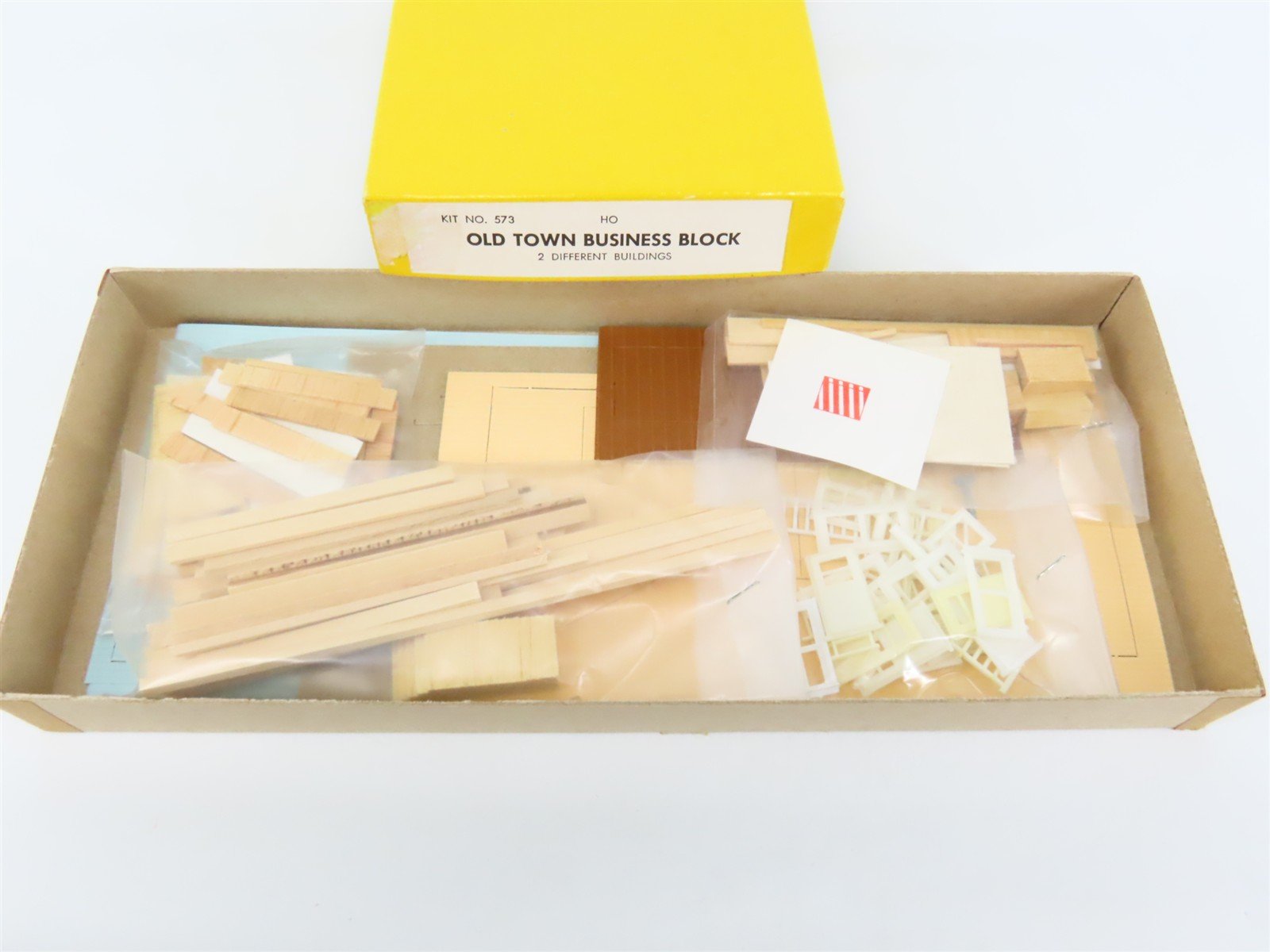 HO California Model Co. 573 Old Town Business Block Building Craftsman Kit