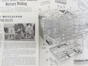 HO California Model Co. 573 Old Town Business Block Building Craftsman Kit
