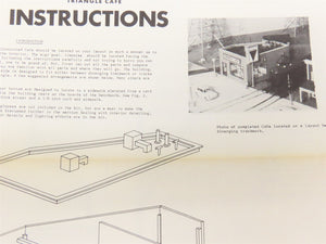 HO Scale Suydam 75 Triangle Cafe Building Craftsman Kit
