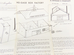 HO Scale Suydam 81 Box Factory Building Craftsman Kit