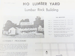 HO Scale California Model Co. 563 Complete Lumber Co. Building Craftsman Kit
