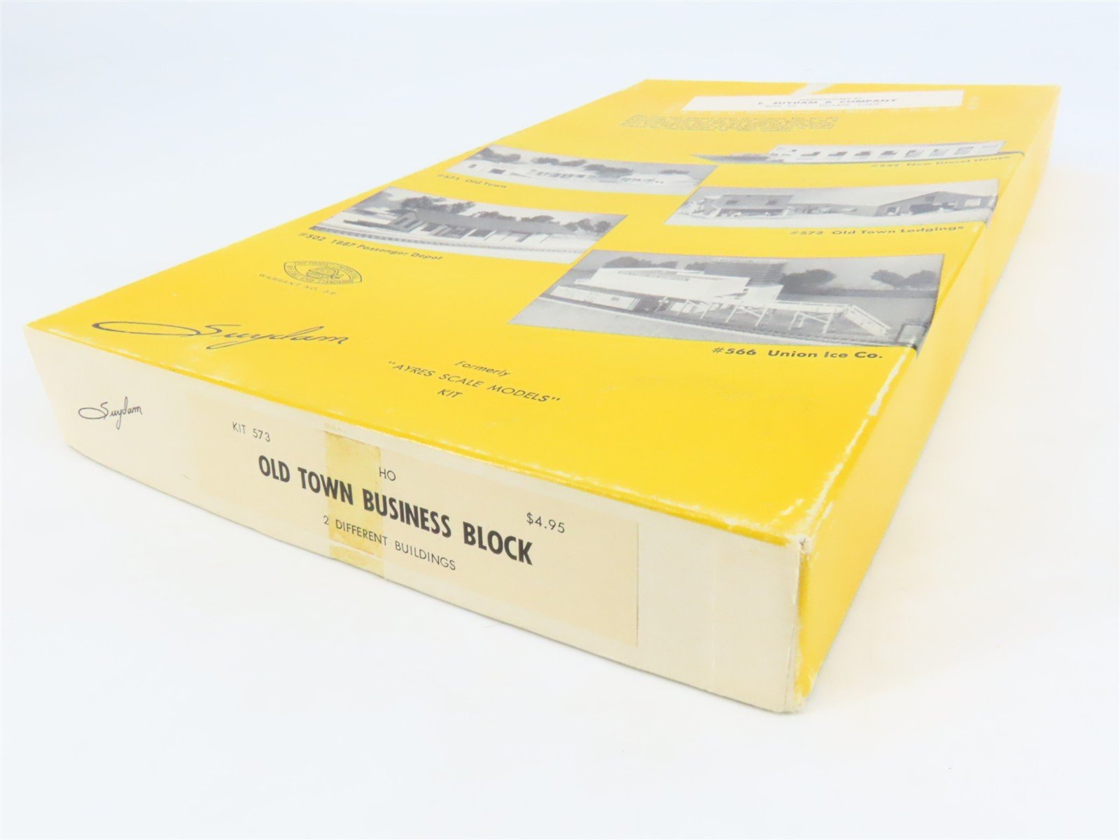 HO Scale Suydam 573 Old Town Business Block Building Craftsman Kit