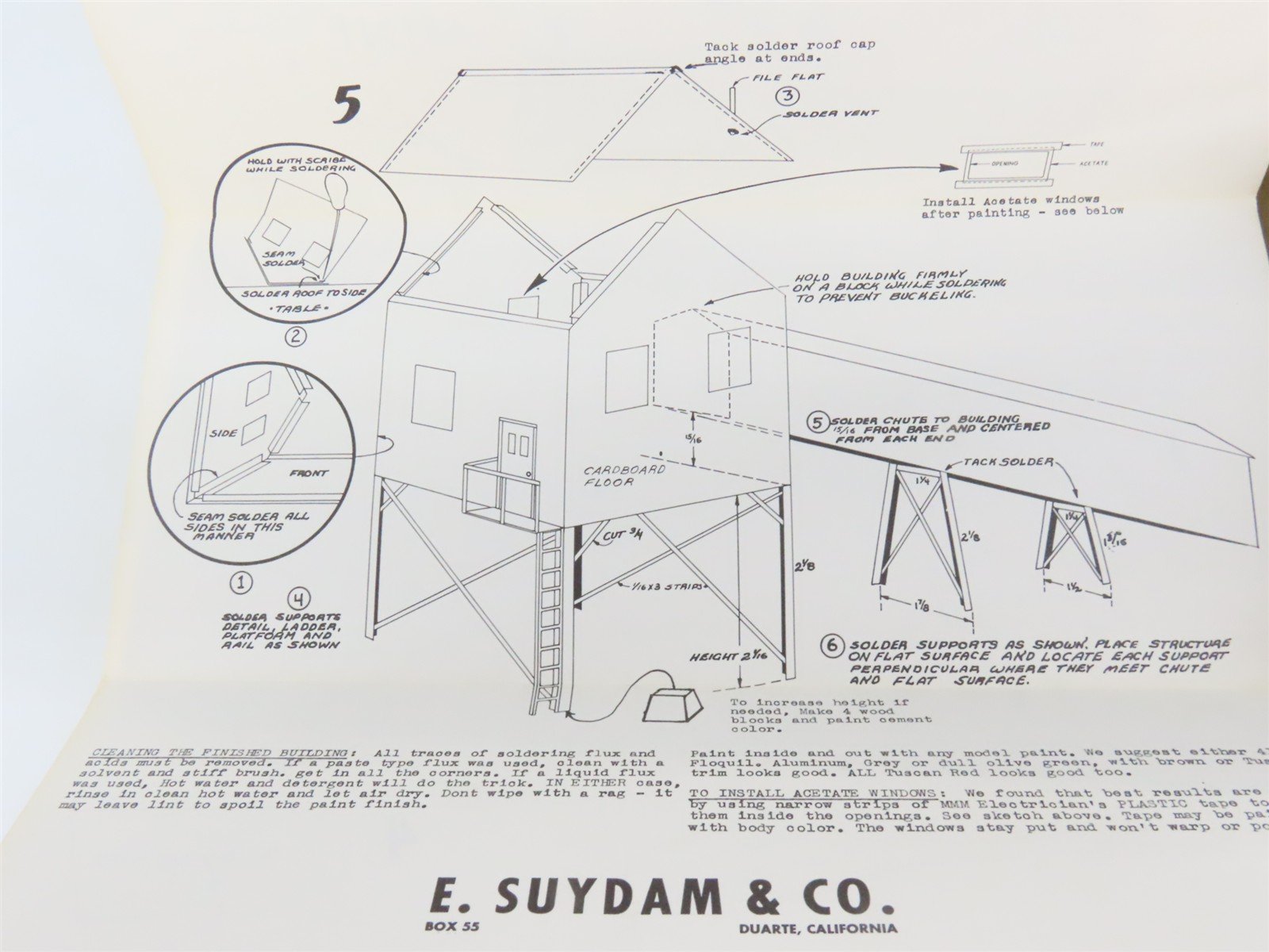 HO Scale Suydam 5 Black Bart Mine Building Craftsman Kit