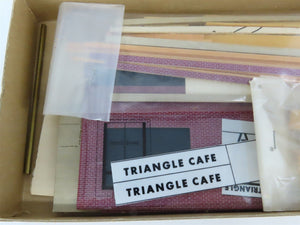 HO Scale Suydam 75 Triangle Cafe Building Craftsman Kit