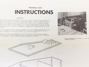 HO Scale Suydam 75 Triangle Cafe Building Craftsman Kit
