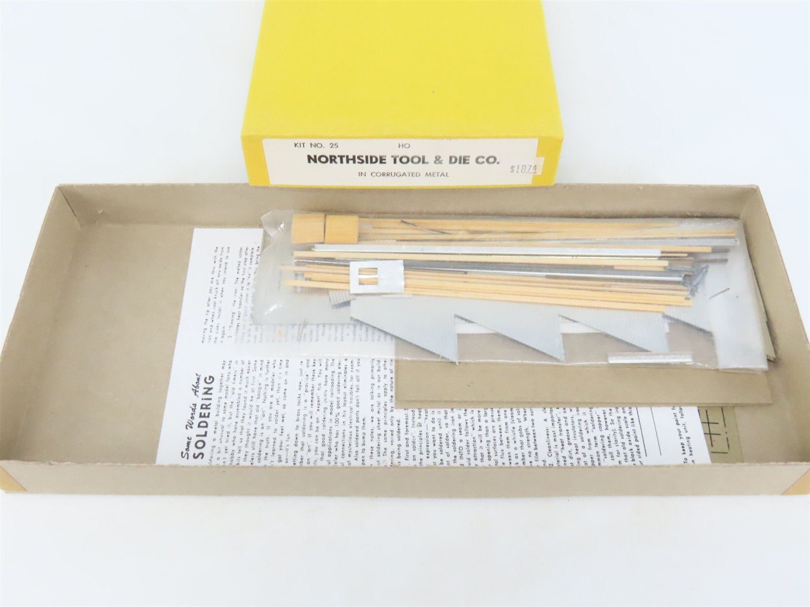 HO California Model Co. 25 Northside Tool & Die Co Building Craftsman Kit