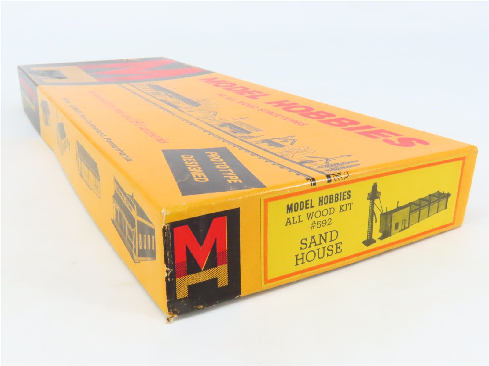 HO Scale Model Hobbies 592 Sand House Building Craftsman Kit